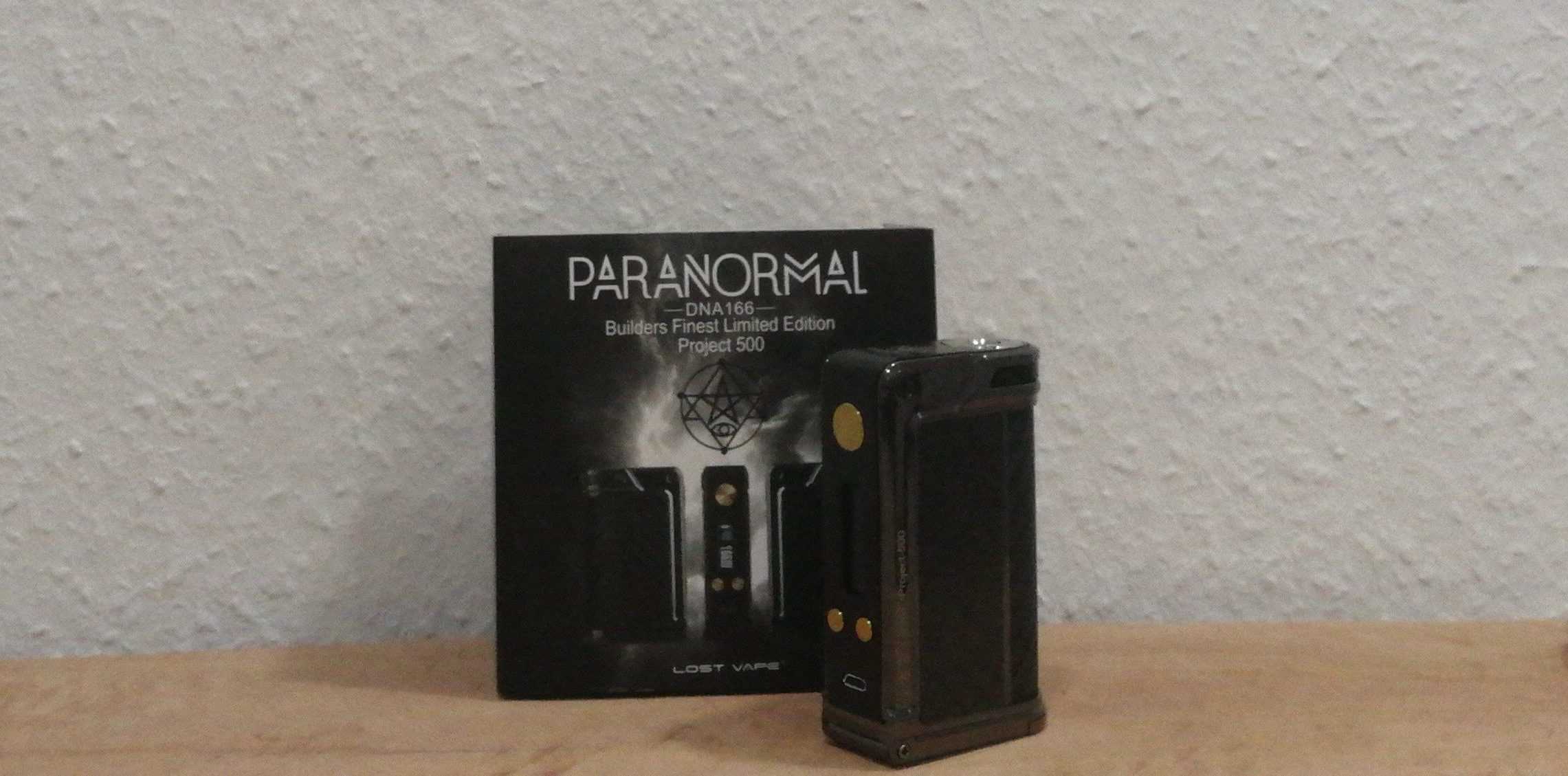 Lost Vape Paranormal DNA 166 Builders Finest Limited Edition ~ Project 500!